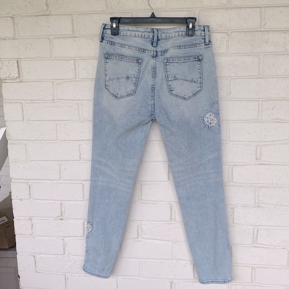 Driftwood Jackie High Rise Embroidered Jeans in Aquarius 28 - Picture 5 of 7